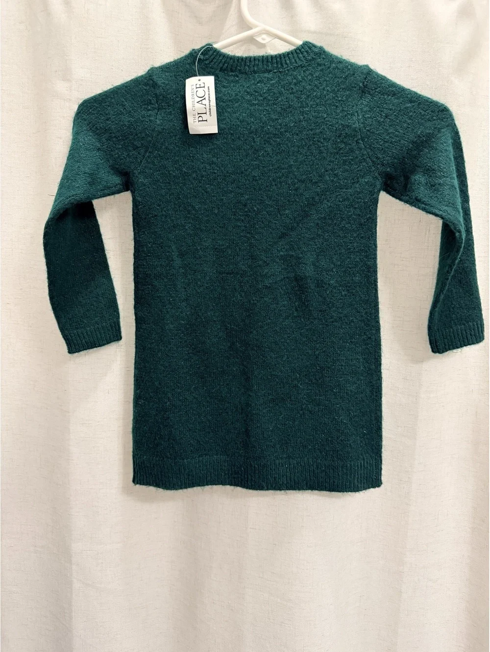 The Children's Place Girls' 2T Green Sweater with Sequins